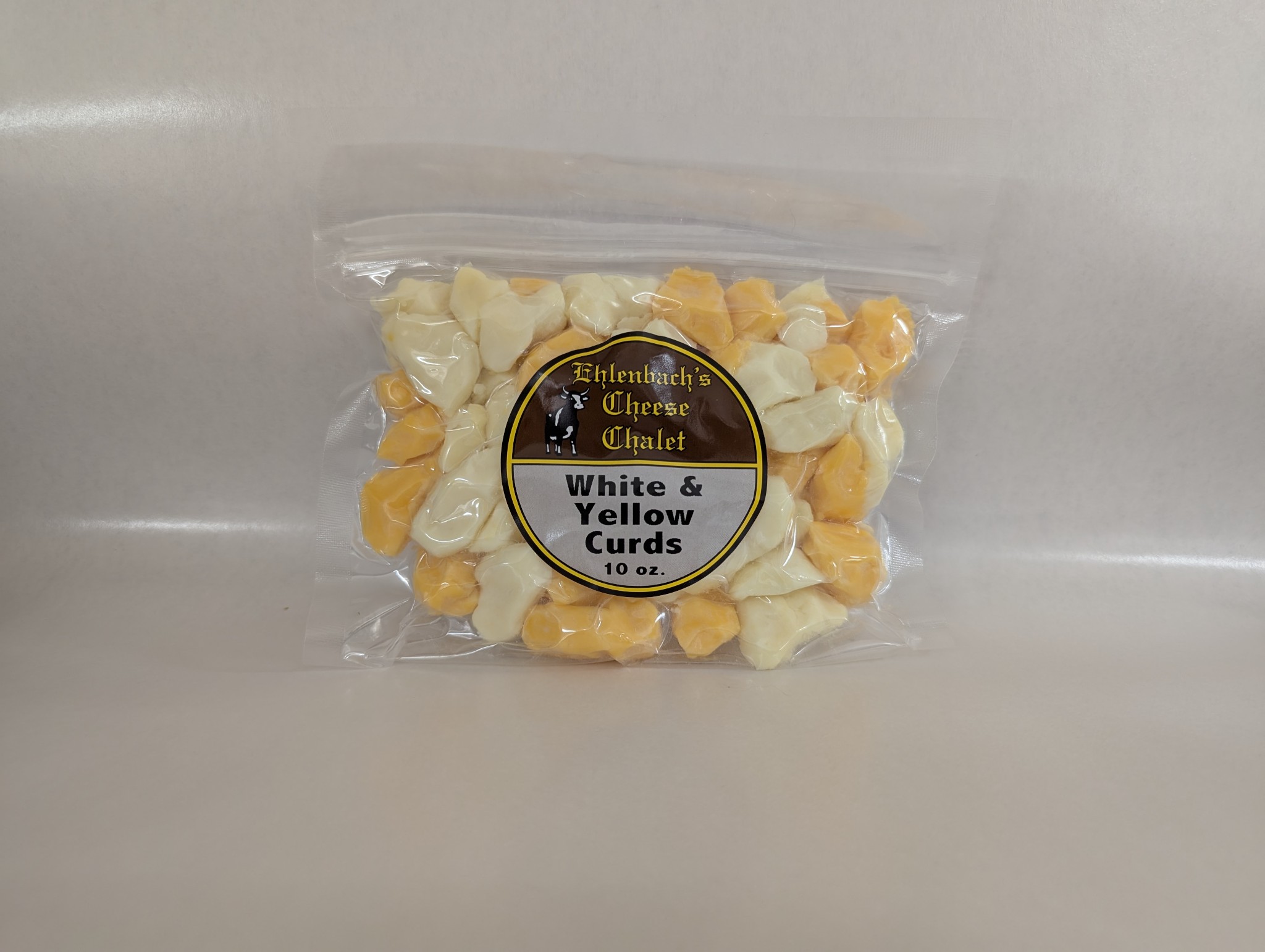 Cheddar Cheese Curds - 10 oz. White and Yellow