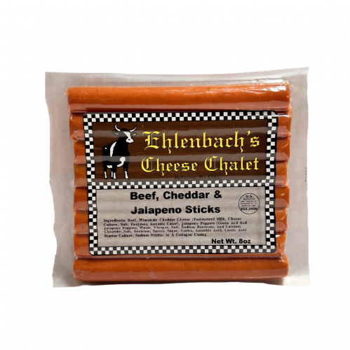 Beef, Cheddar and Jalapeno Sticks